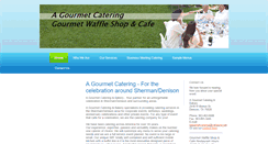 Desktop Screenshot of agourmetcateringandbakery.com